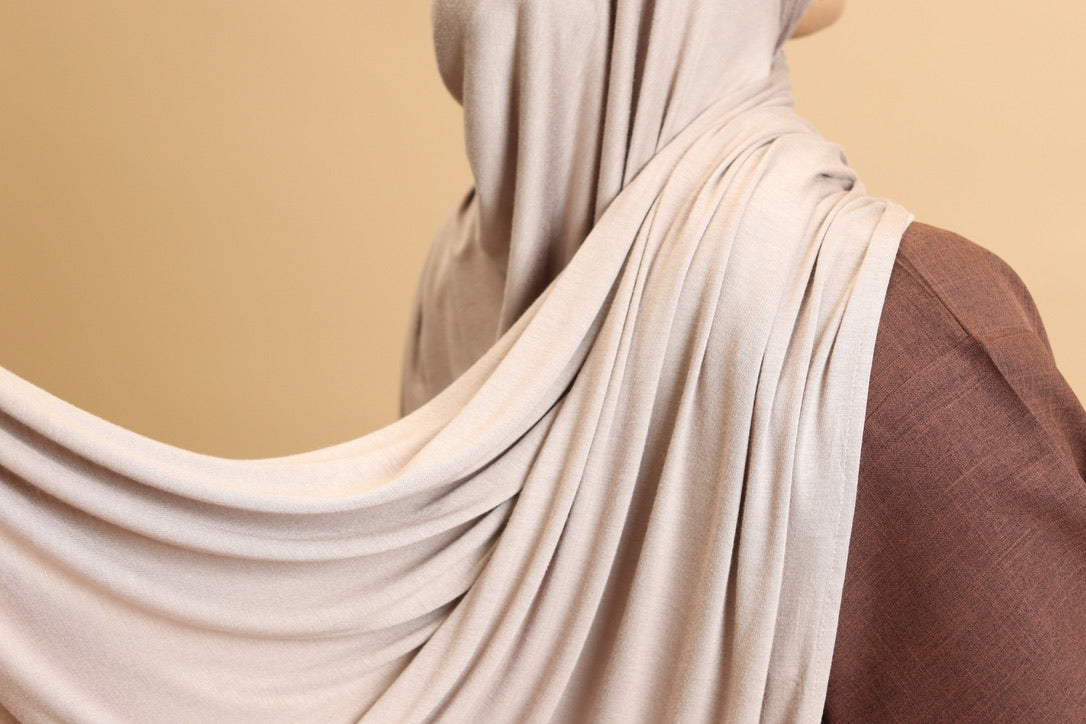 Taupe - Jersey Hijab