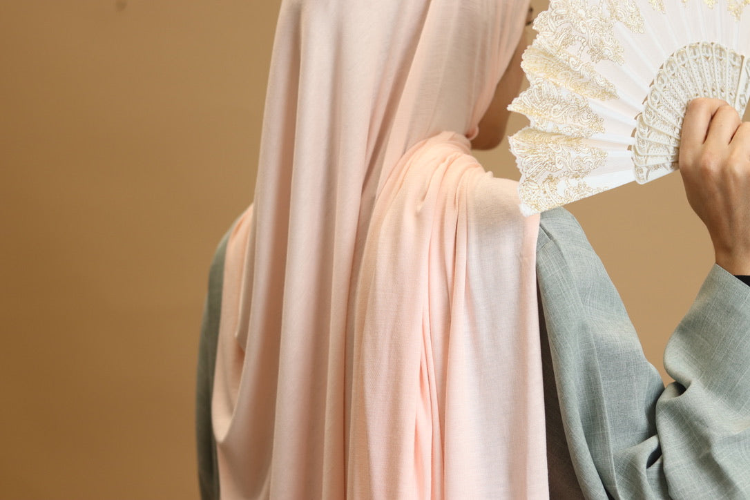 Peach Pastel - Jersey Hijab