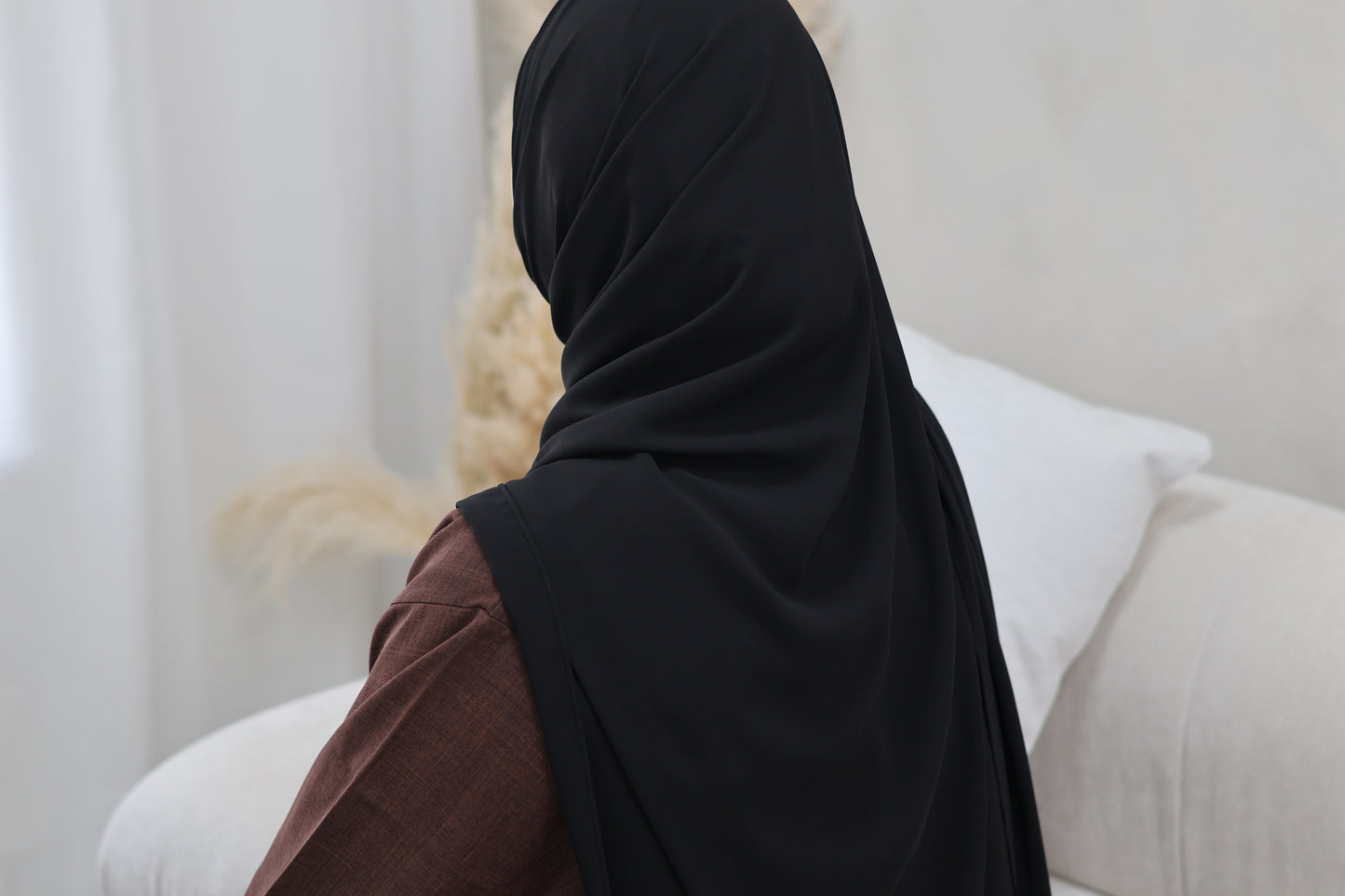 Black - Premium Chiffon