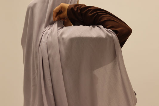 It Grey Amanah Modal Hijab